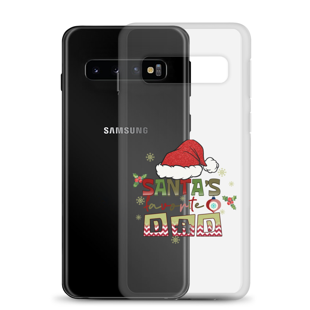 Santa's Favorite Dad Clear Case for Samsung®