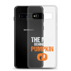 The Man Behind The Pumpkin Clear Case for Samsung®