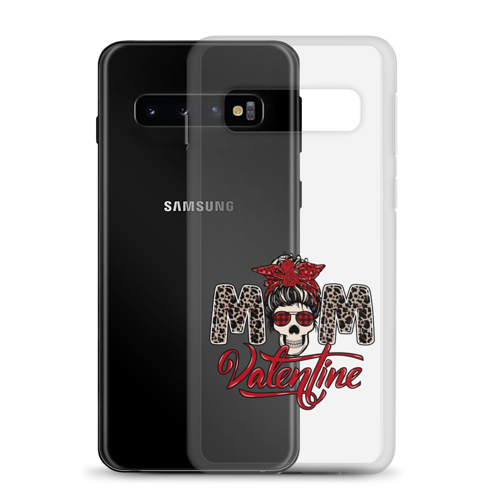 Skull Mom Valentine Clear Case for Samsung®