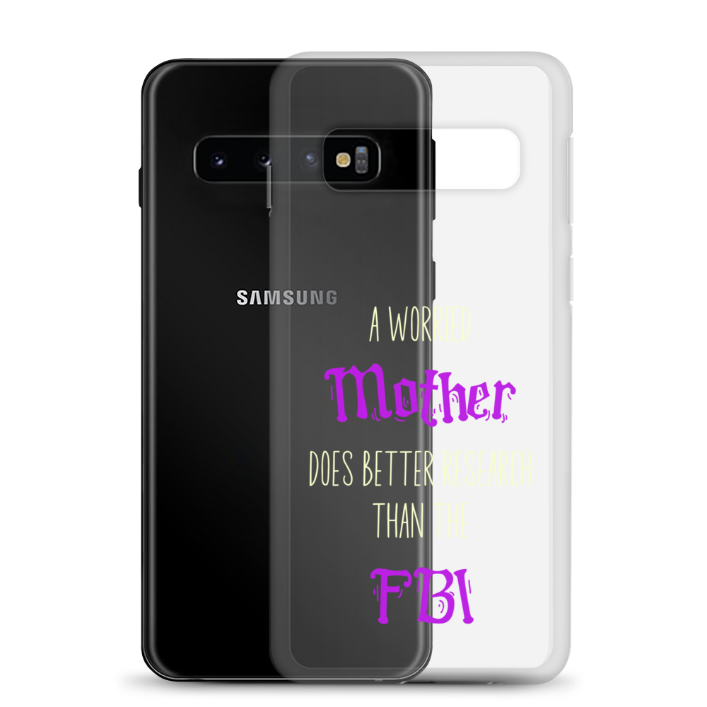 A Worried Mother Does Better Research Than The FBI Clear Case for Samsung®