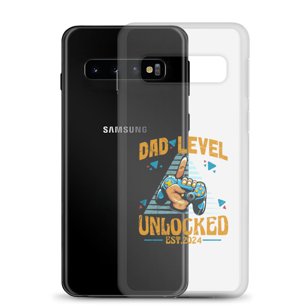 Dad Level Unlocked Est. 2024 Clear Case for Samsung®