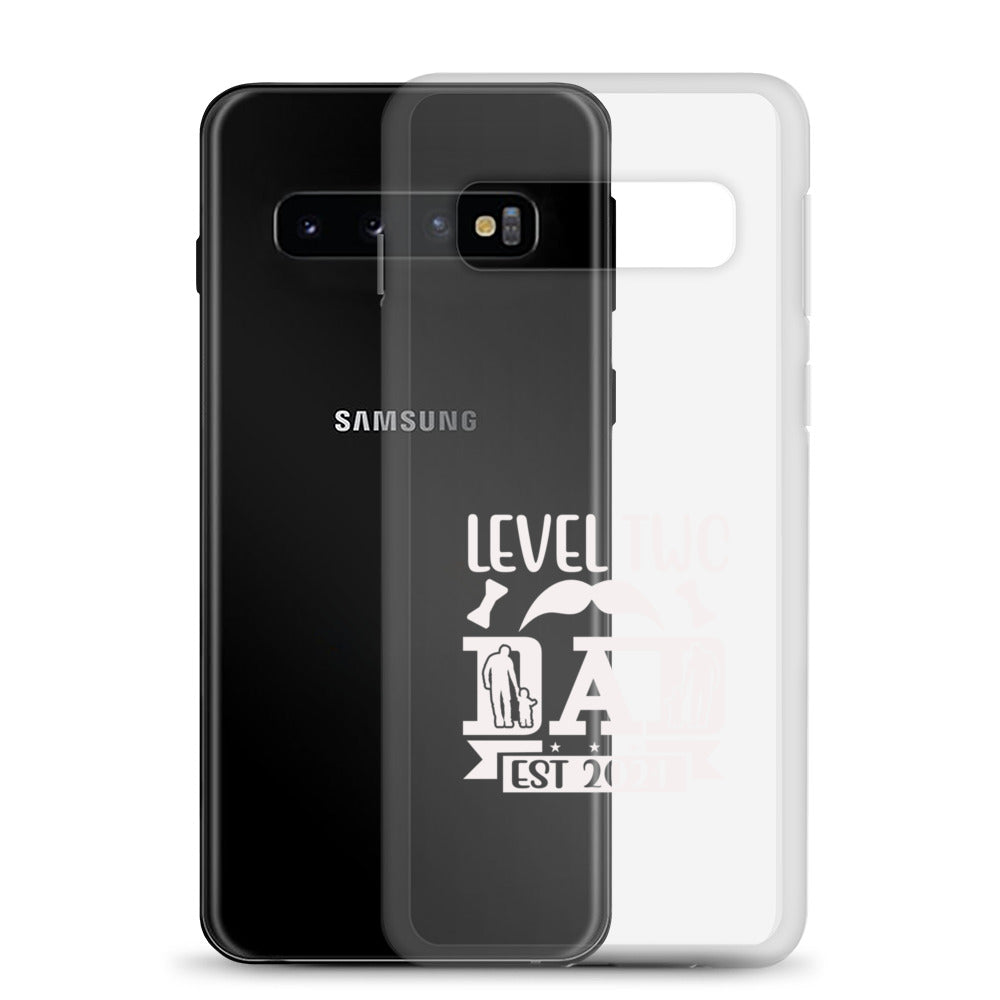 Level Two Dad Est. 2024 Clear Case for Samsung®