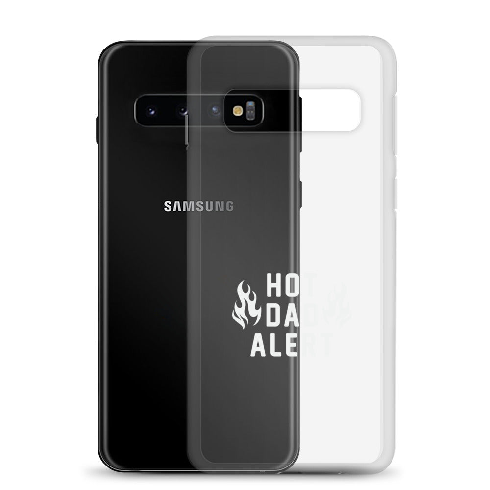 Hot Dad Alert Clear Case for Samsung®