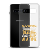 Surviving Fatherhood One Beer At A time Clear Case for Samsung®