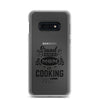 Stand Back Mom Is Cooking Clear Case for Samsung®