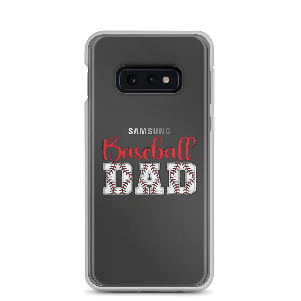 Baseball Dad Clear Case for Samsung®