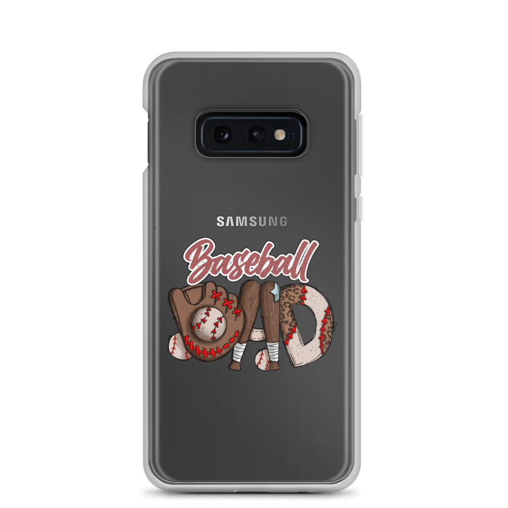 Baseball Dad Clear Case for Samsung®