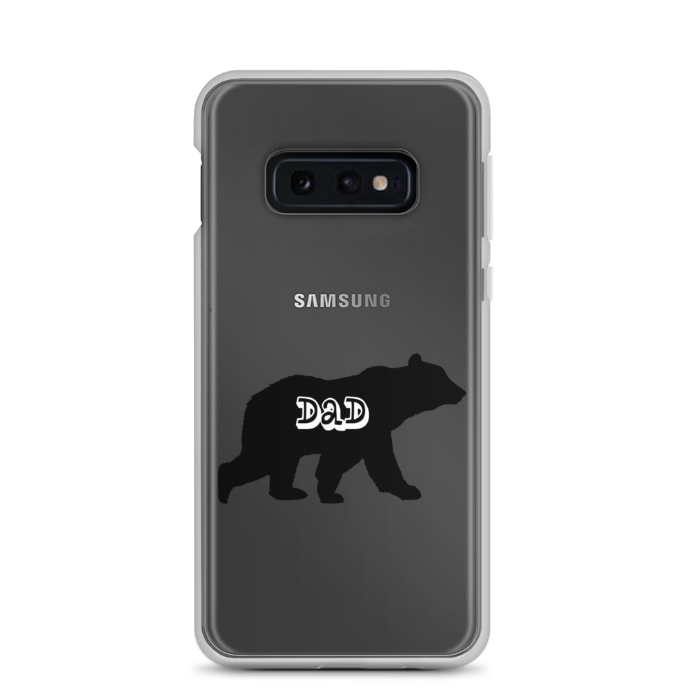 Bear Dad Clear Case for Samsung®