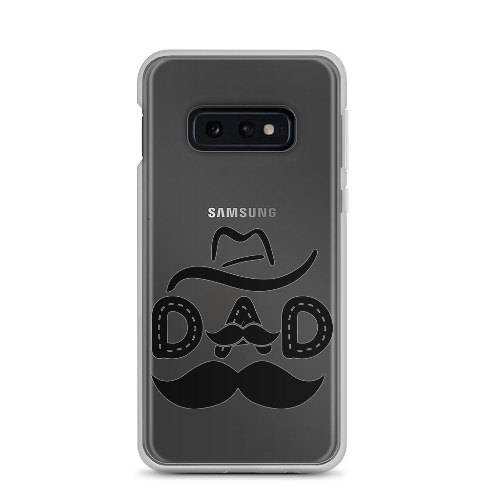 Dad Cowboy Clear Case for Samsung®