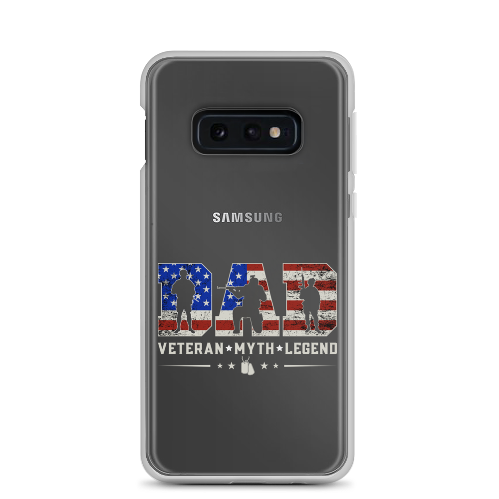 Dad Veteran Myth Legend Clear Case for Samsung®