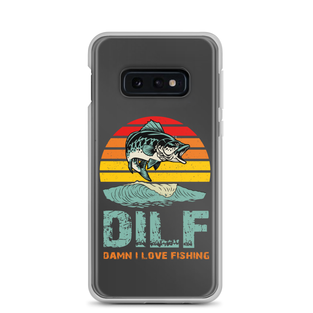 Dilf Damn I Love Fishing Clear Case for Samsung®