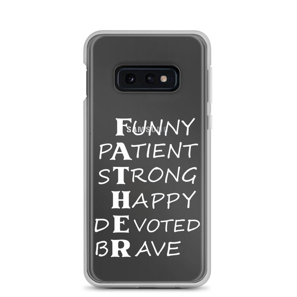 Funny Patient Strong Happy Devoted Brave Clear Case for Samsung®