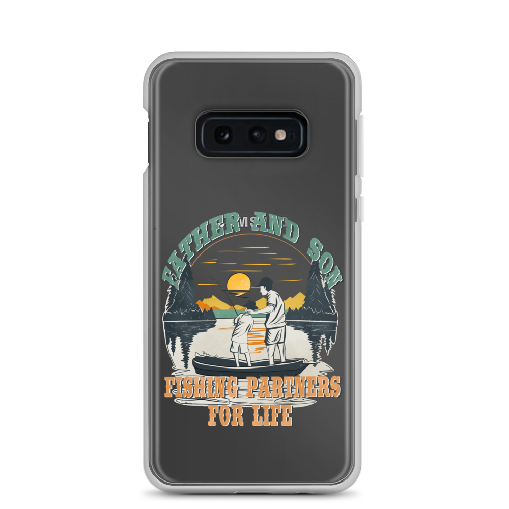 Father And Son Fishing Partners For Life Clear Case for Samsung®