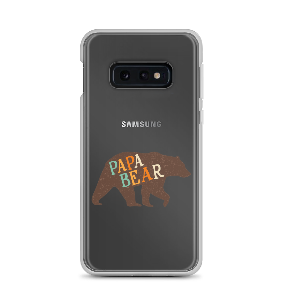 Papa Bear Clear Case for Samsung®