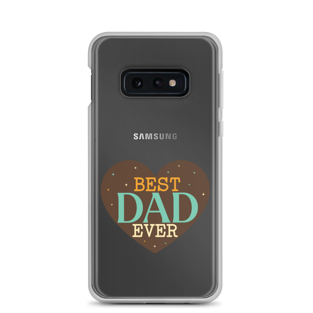 Best Dad Ever Clear Case for Samsung®