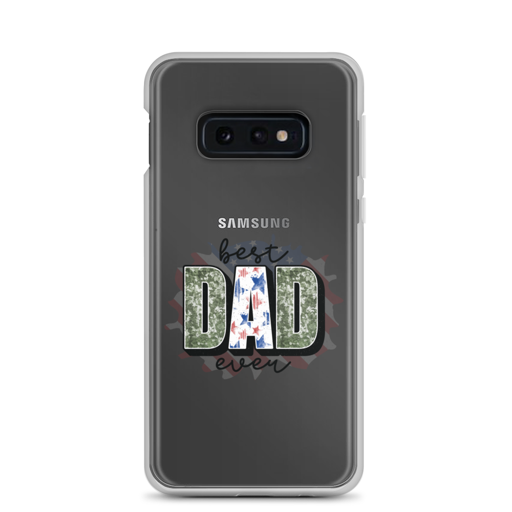 Best Dad Ever Clear Case for Samsung®