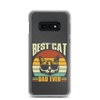 Best Cat Dad Ever Clear Case for Samsung®