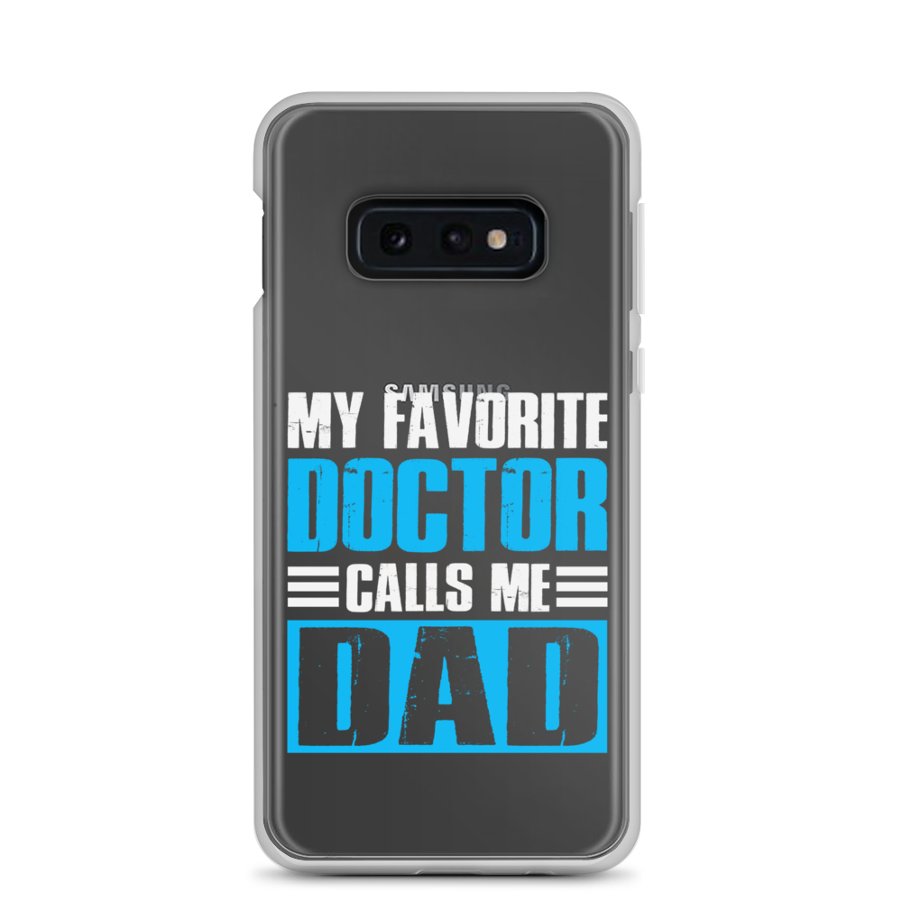 Mer Dad Don't Mess With My Mermaid Clear Case for Samsung®