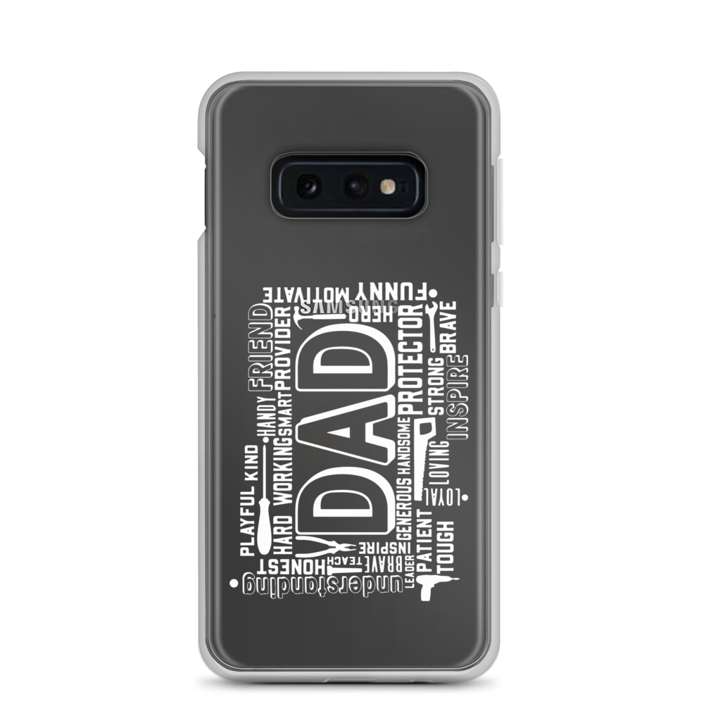 Dad Hardworking Smart Provider Friend Clear Case for Samsung®