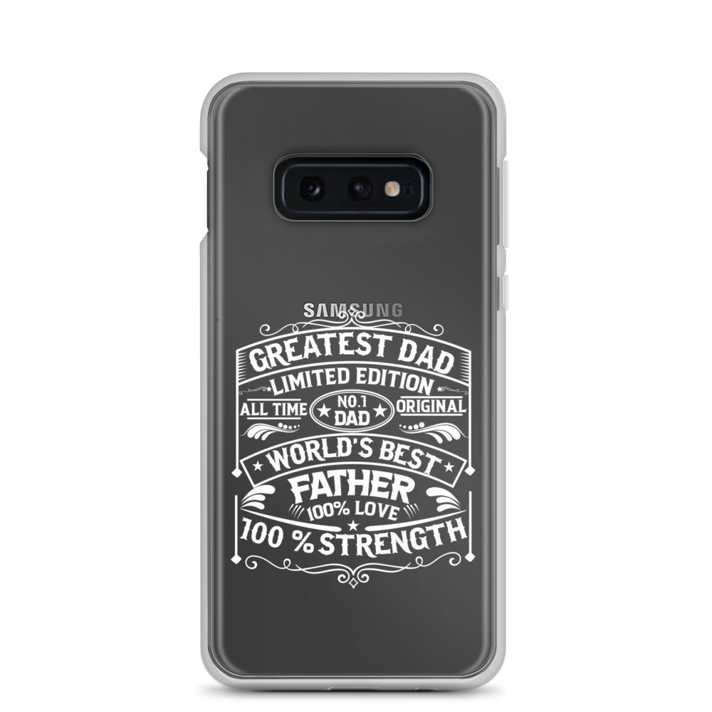 Greatest Dad Limited Edition All Time Clear Case for Samsung®