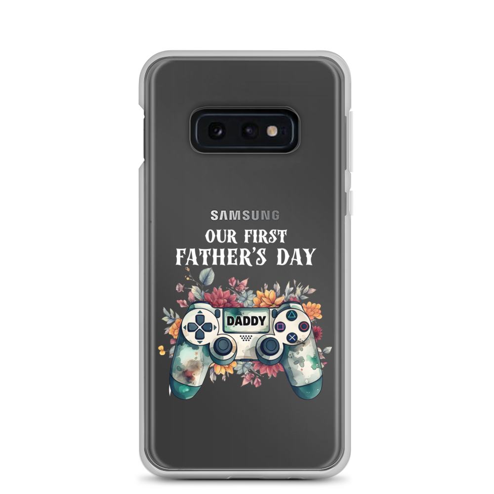 Our First Father's day Clear Case for Samsung®