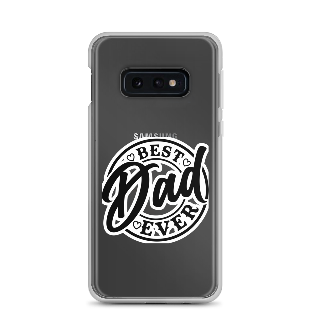 Best Dad Ever Clear Case for Samsung®