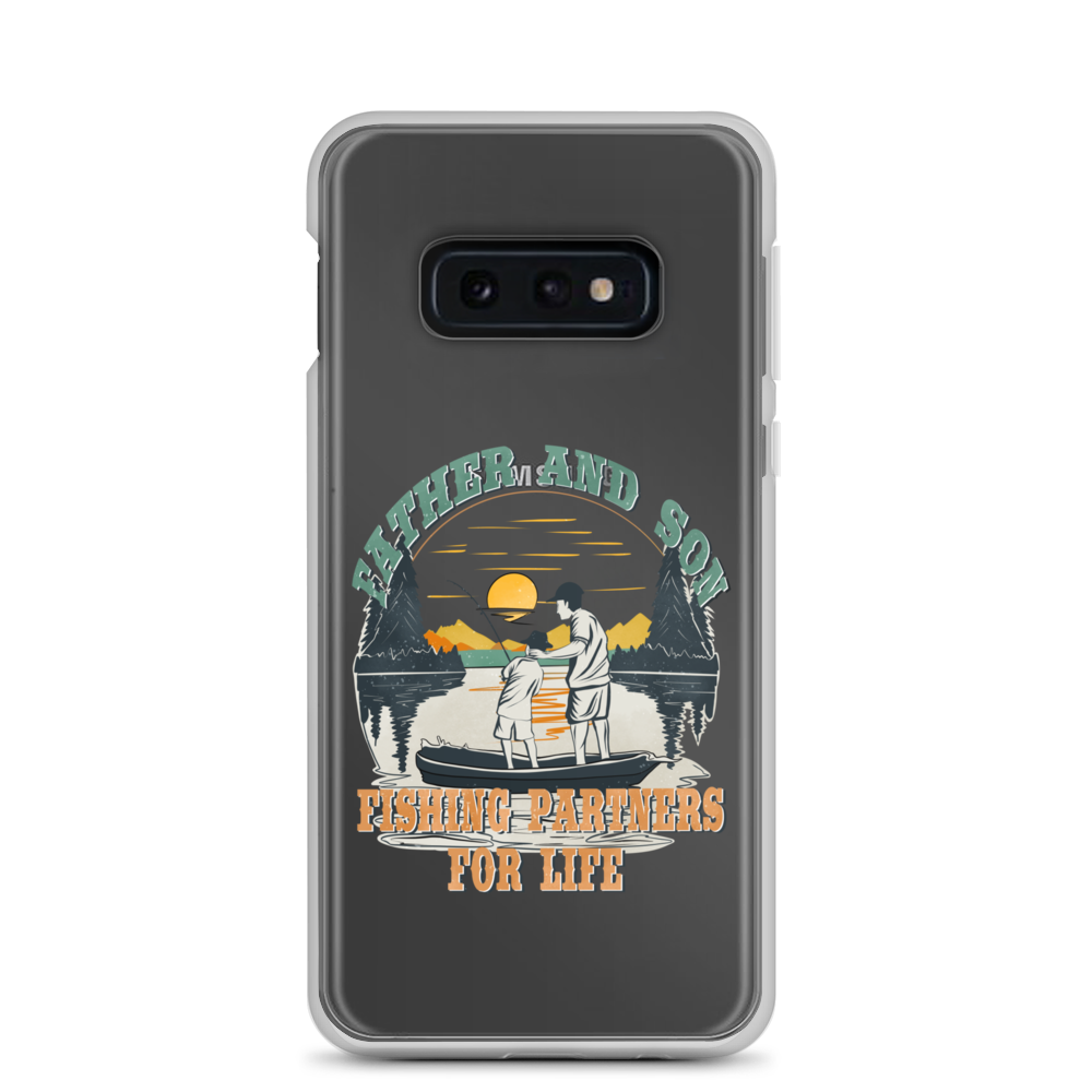 Father And Son Fishing Partners For Life Clear Case for Samsung®