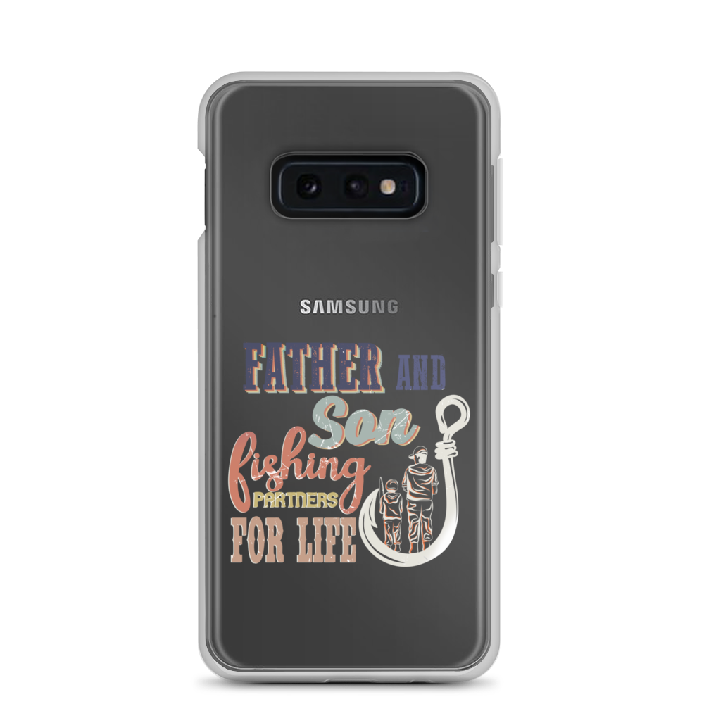 Father And Son Fishing Partners For Life Clear Case for Samsung®