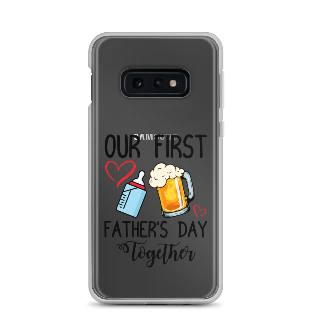 Our First Father's Day Together Clear Case for Samsung®