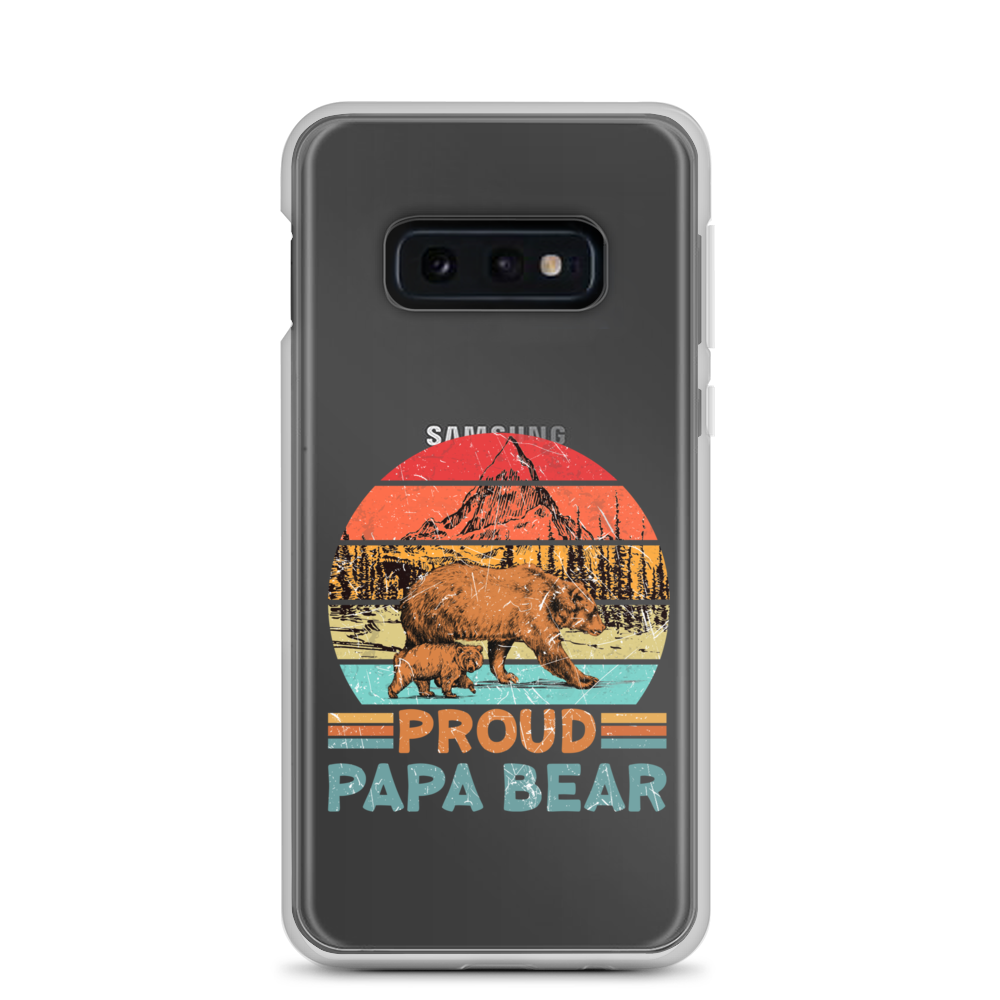 Proud Papa Bear Clear Case for Samsung®