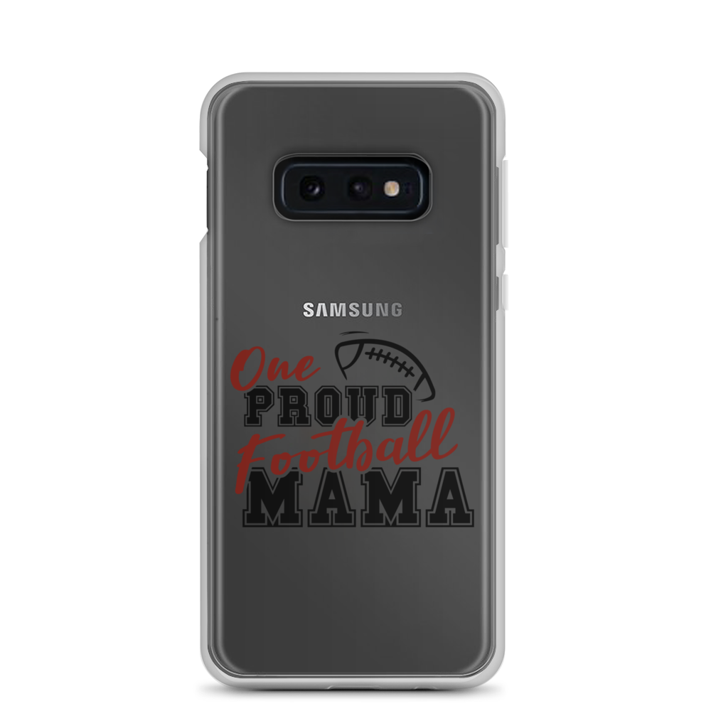 One Proud Football Mom Clear Case for Samsung®