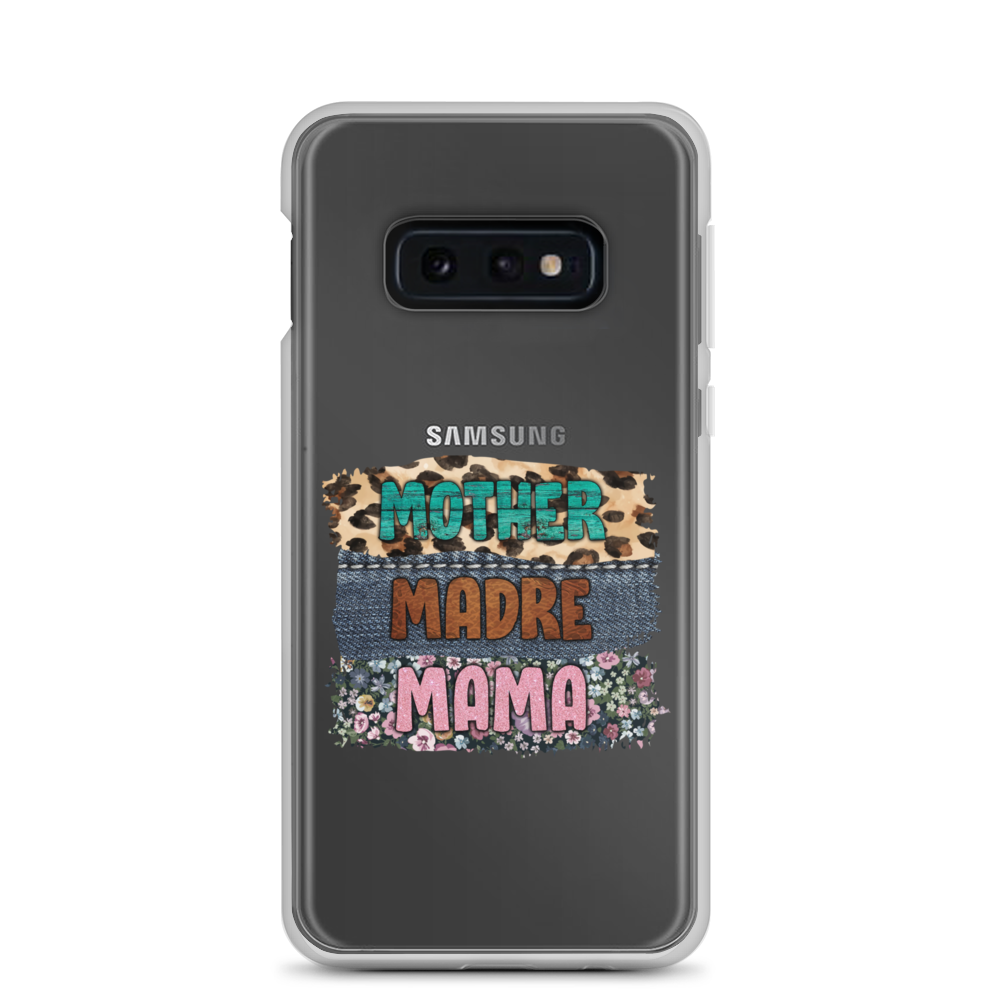 Mother, Mader, Mama Clear Case for Samsung®