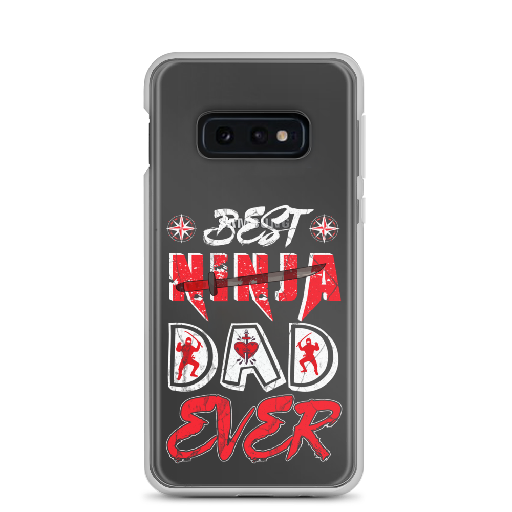 Best Ninja Dad Ever Clear Case for Samsung®