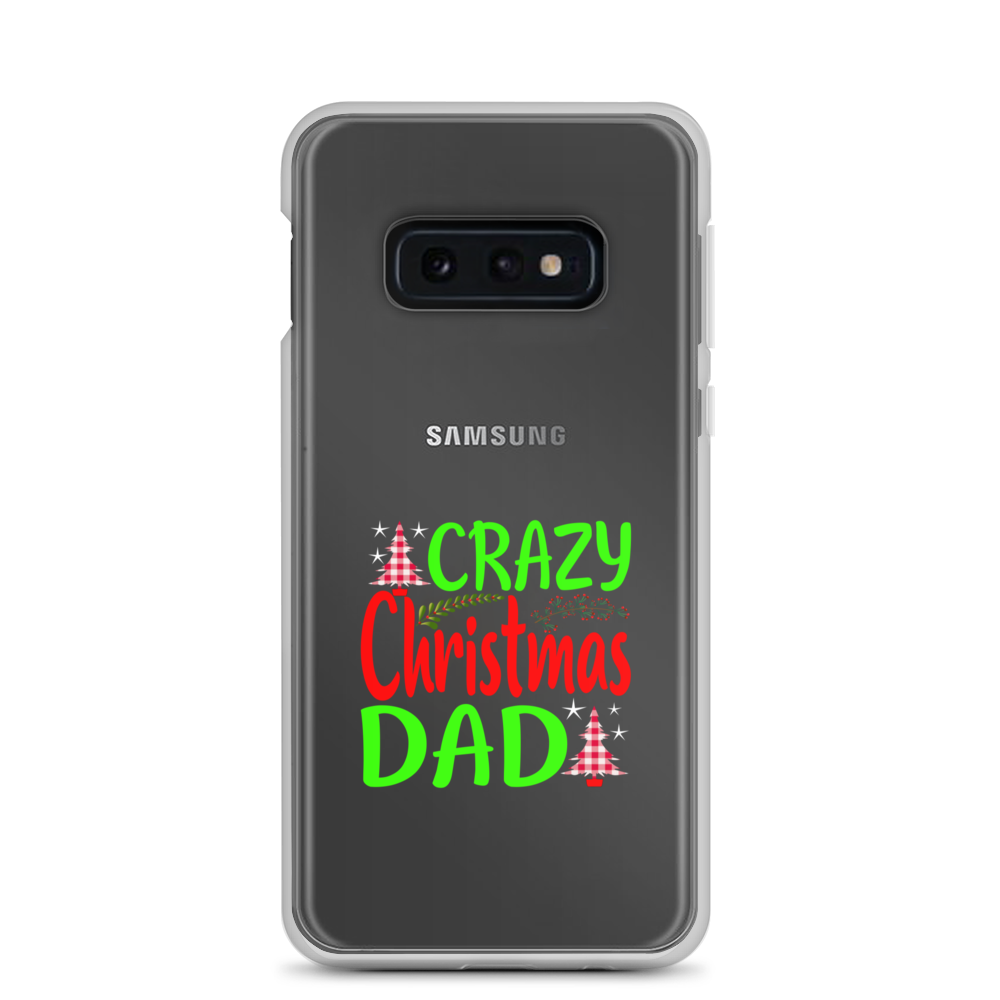 Crazy Christmas Dad Clear Case for Samsung®