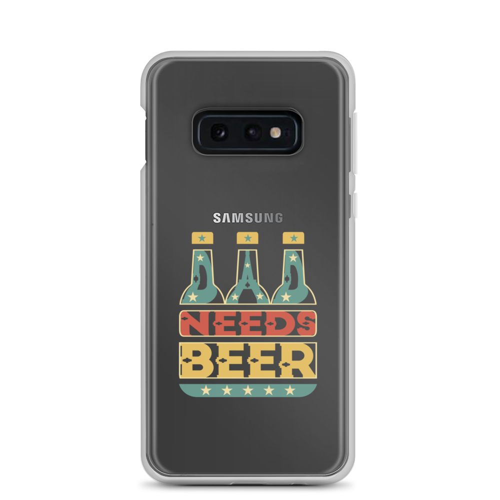 Dad Needs Beer Clear Case for Samsung®