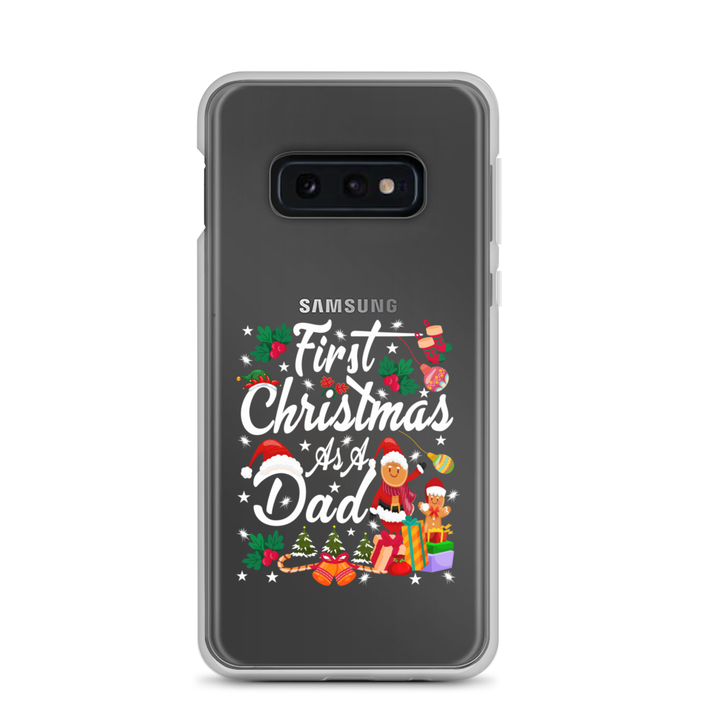 First Christmas As A Dad Clear Case for Samsung®