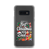 First Christmas As A Dad Clear Case for Samsung®