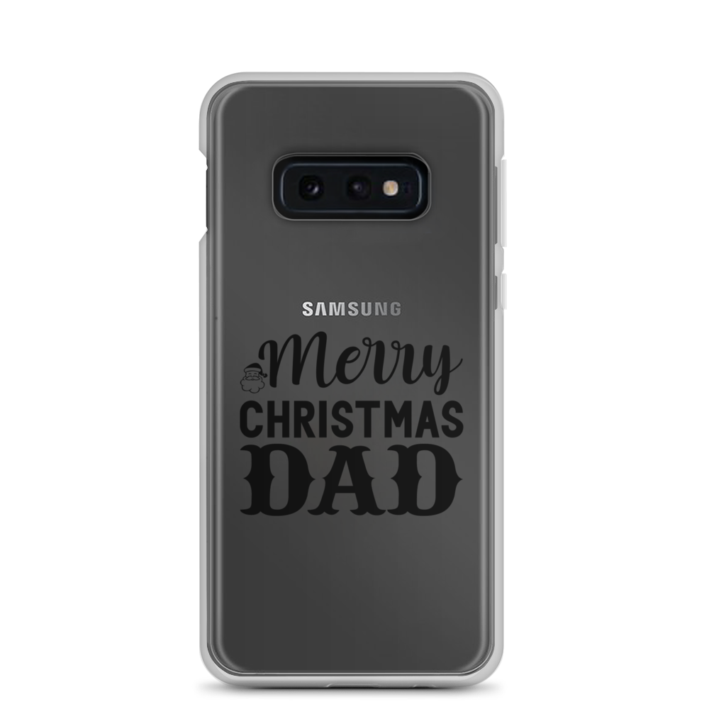 Merry Christmas Dad Clear Case for Samsung®