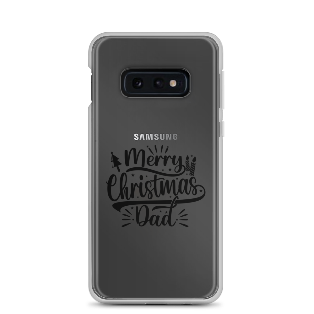 Merry Christmas Dad Clear Case for Samsung®