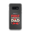 First Christmas As Dad Clear Case for Samsung®