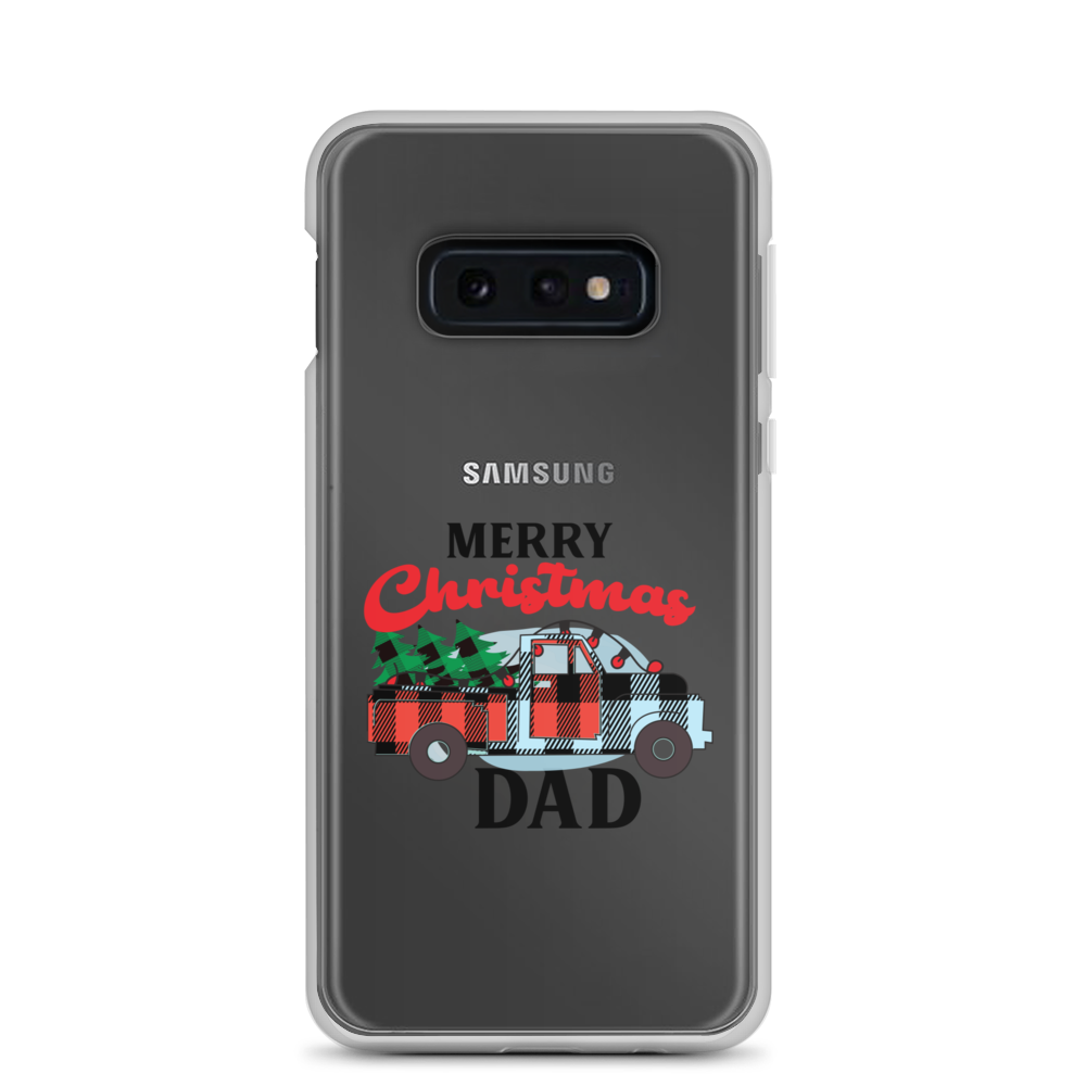 First Christmas As Dad Clear Case for Samsung®