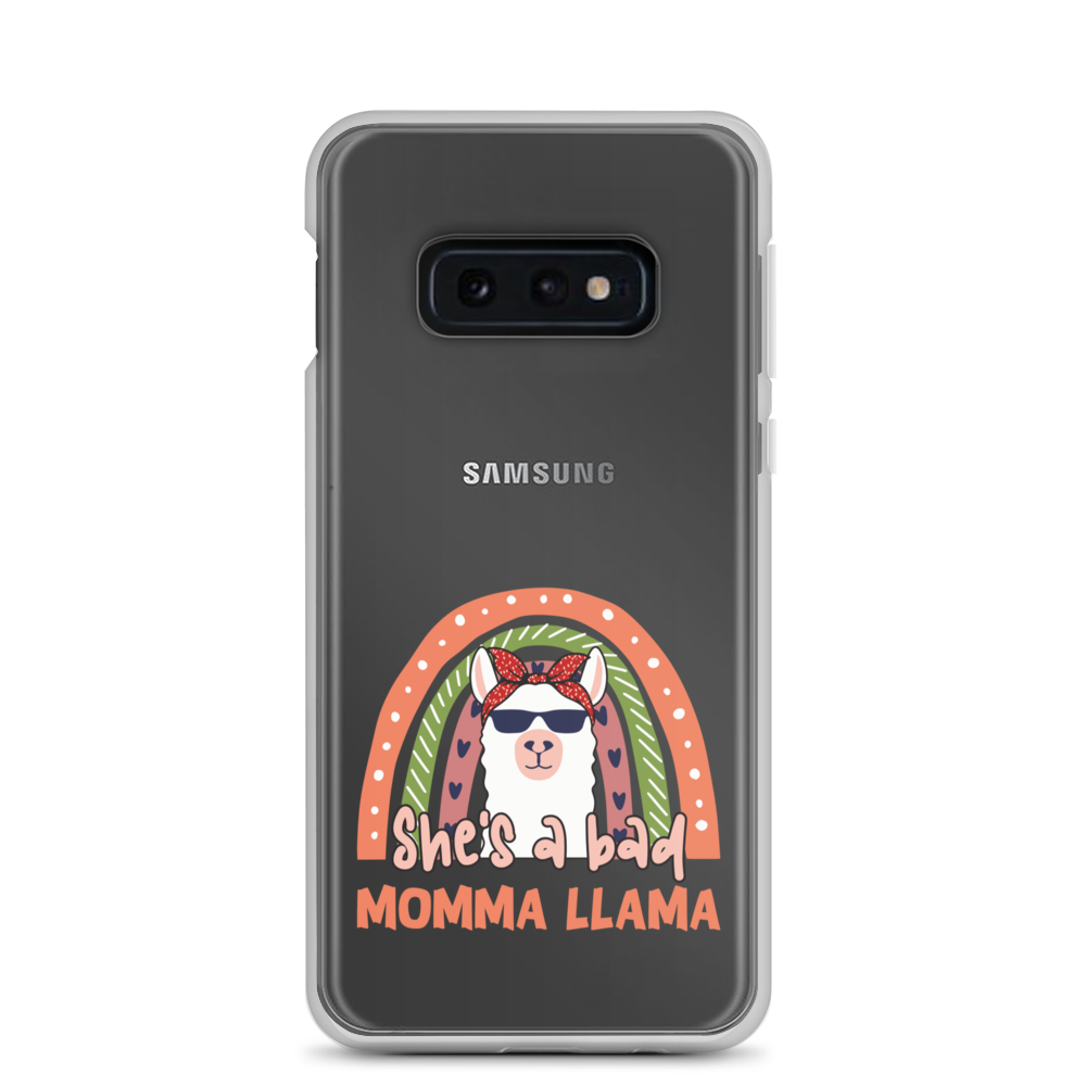 She's A Bad Momma Llama Clear Case for Samsung®