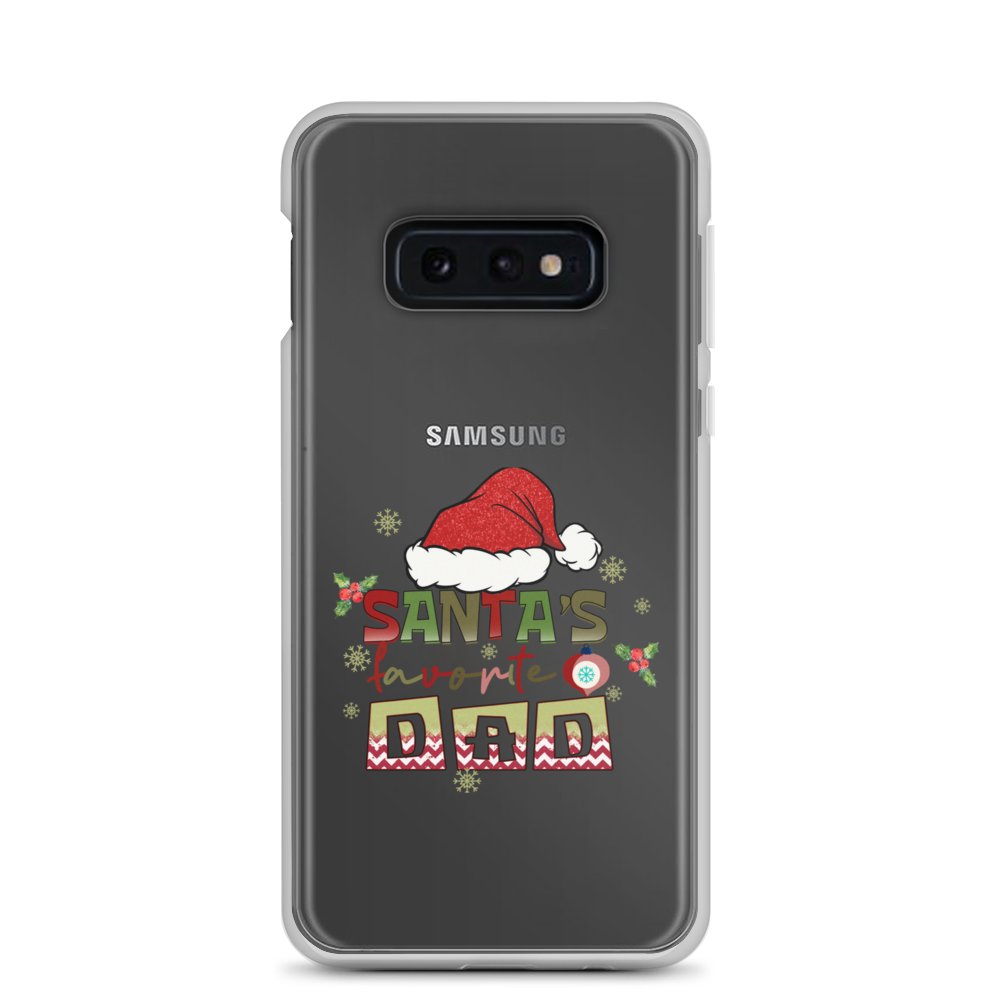 Santa's Favorite Dad Clear Case for Samsung®