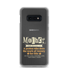 Mother: A Person Who Does The Work Of Twenty For Free Clear Case for Samsung®