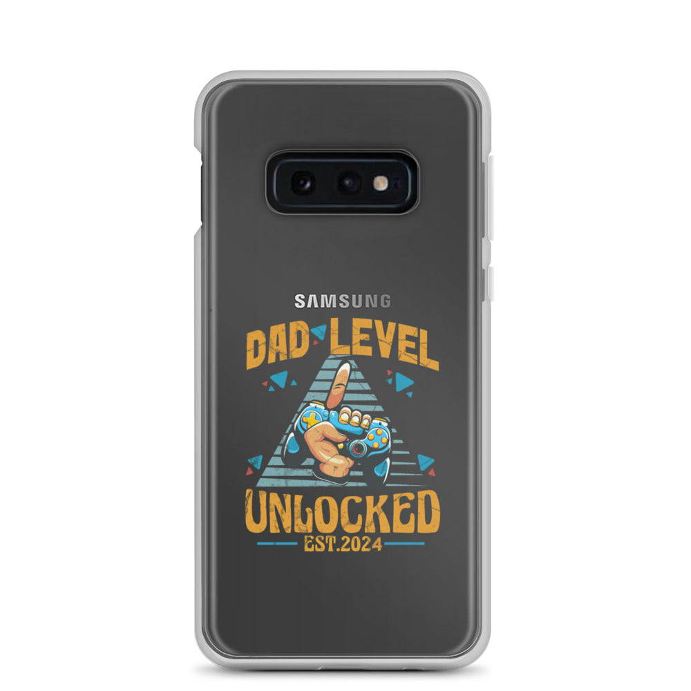 Dad Level Unlocked Est. 2024 Clear Case for Samsung®