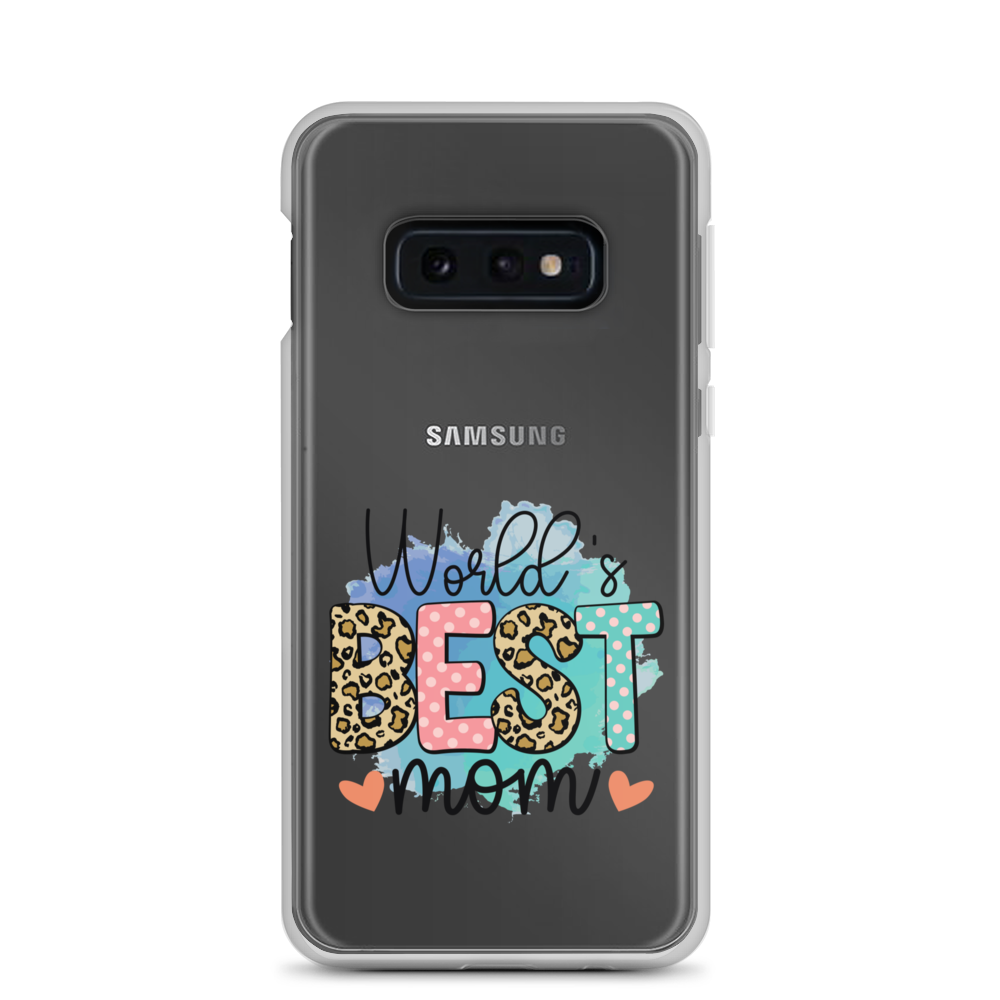 World's Best Mom Clear Case for Samsung®