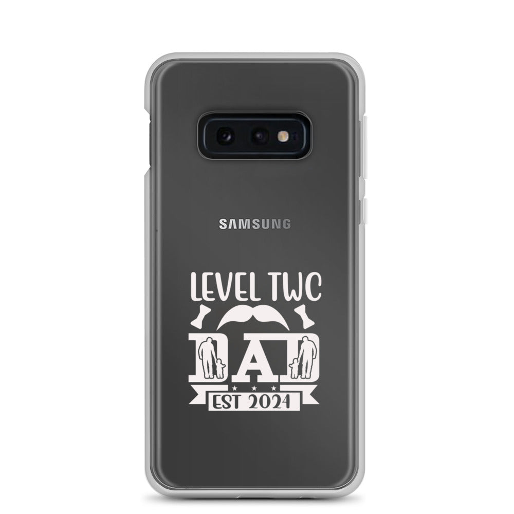 Level Two Dad Est. 2024 Clear Case for Samsung®