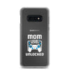 Mom Level Unlocked Clear Case for Samsung®