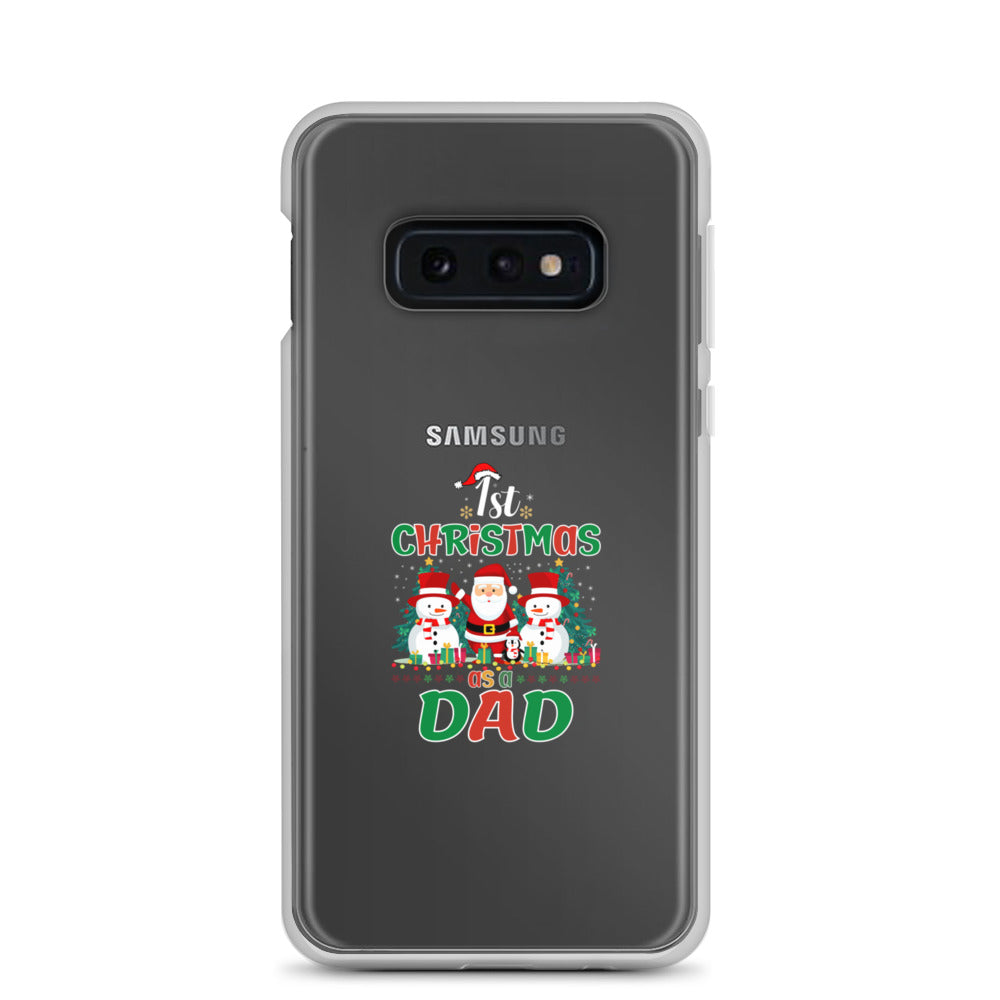 1st Christmas Dad Clear Case for Samsung®