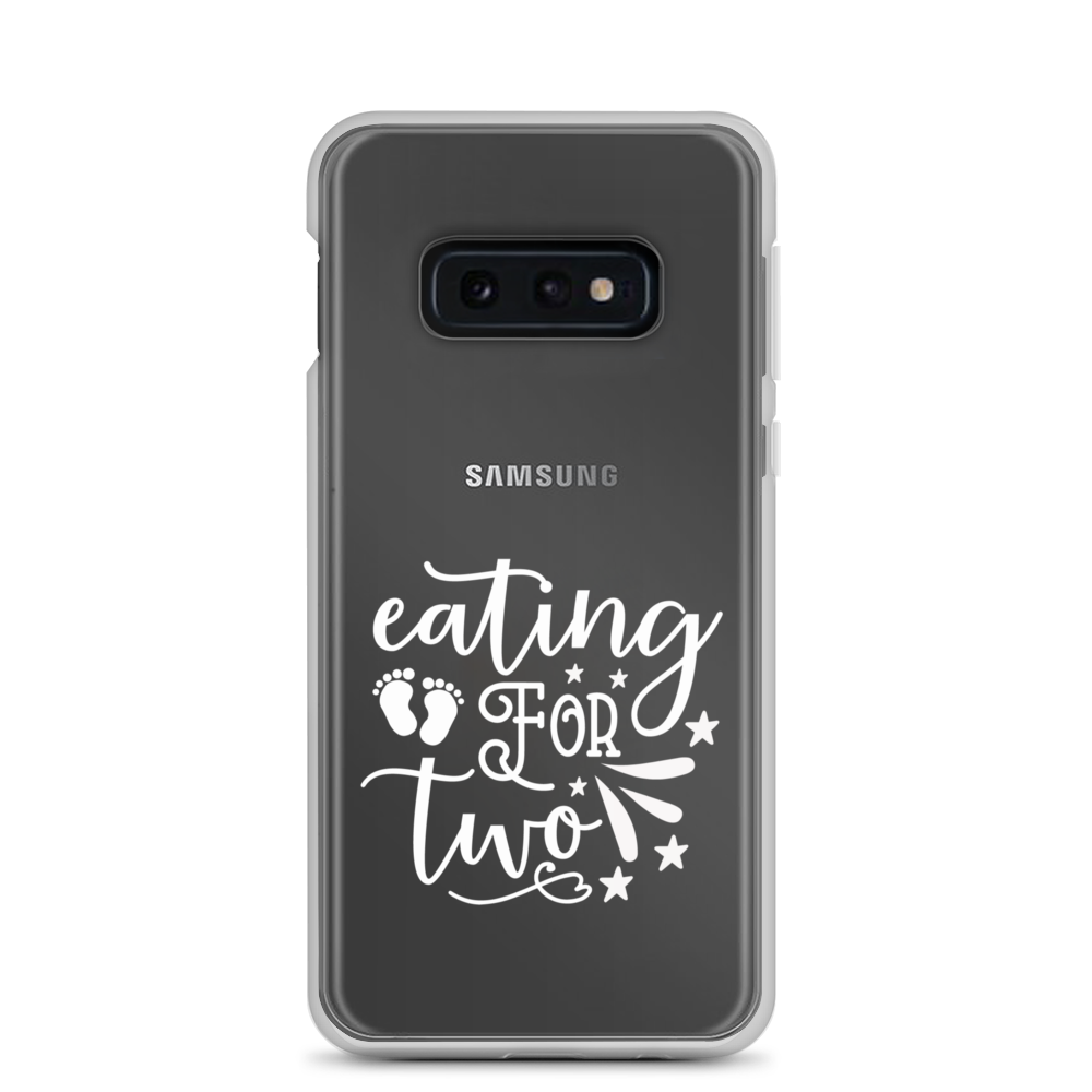 I'm Eating for Two Clear Case for Samsung®